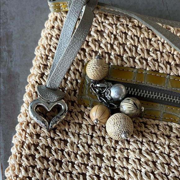 BRIGHTON Tan Woven Women's Bag - Picture 2 of 7